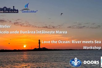 Atelier pe plaja Sulina pentru elevii Liceului Jean Bart stiinta explicata de cercetatori