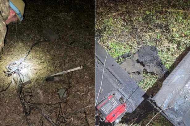 Drona militara cazuta in Romania dupa atacurile rusesti asupra Ucrainei in Tulcea