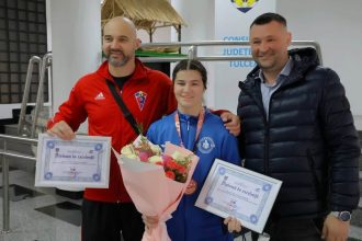 Iasmina Georgiana Moraru sportiva premiata in plenul CJ Tulcea prima sportiva din Romania calificata la Jocurile Olimpice de Tineret foto