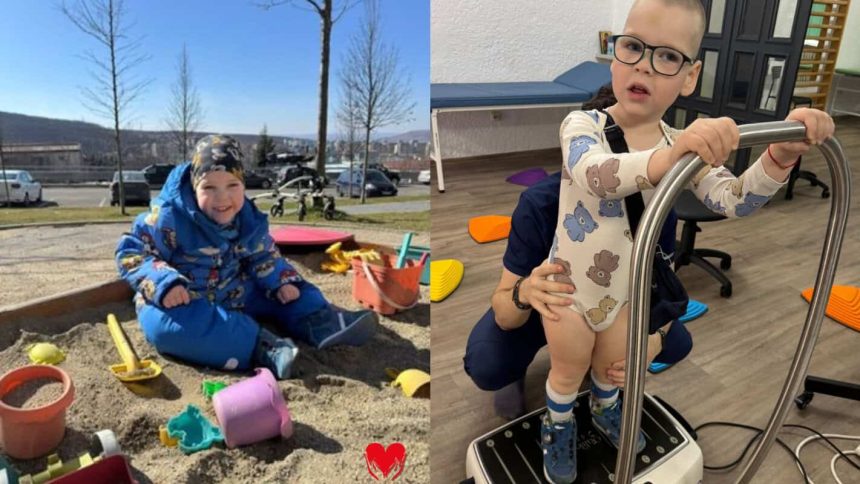 apel umanitar bogdan un copil de 5 ani bolnav are nevoie de ajutor se lupta in fiecare zi pentru a putea merg