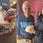 Batrin din comuna Baia sarbatorit la 90 de ani Primarita Liliana Marinescu i a facut o vizita speciala si i a pregatit o surpriza