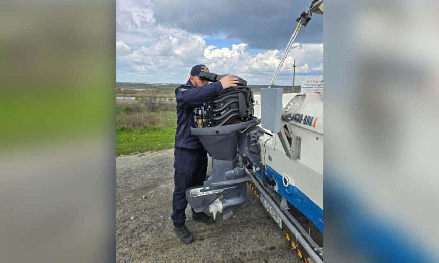 Motor de barca fantom cautat de autoritatile norvegiene descoperit la Tulcea Politia de frontiera a deschis dosar penal