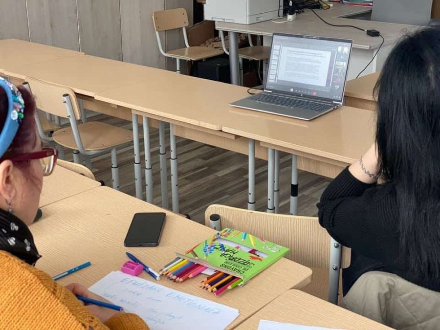 Profesori din Mila 23 si Crisan au luat parte la un workshop dedicat prevenirii burnout ului in cadrul proiectului 5G Connect Delta Dunarii