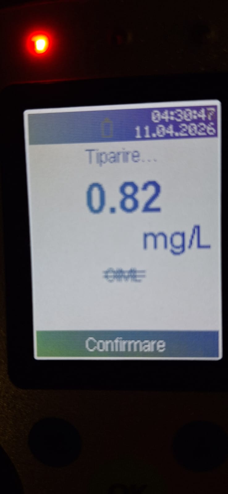 Raid de noapte pe drumurile din Tulcea sofer surprins baut la volan cu o alcoolemie mare