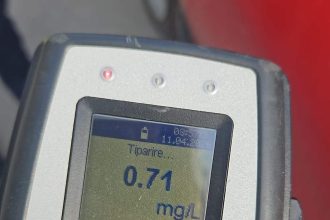 Sofer din Jijila prins cu alcoolemie peste limita penala la volan in Macin