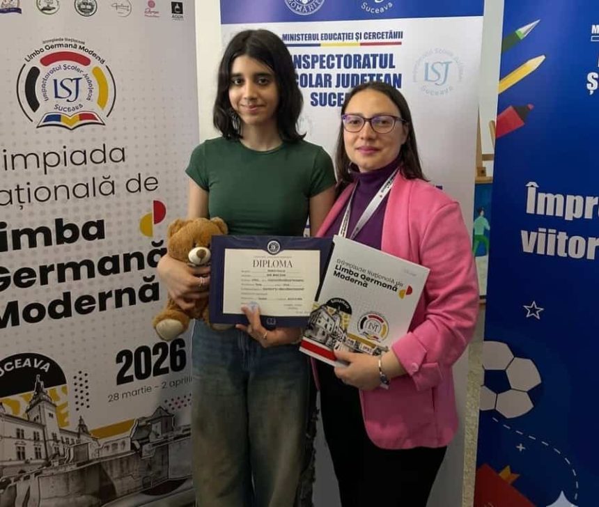 realizare remarcabila la tulcea fetita de 14 ani olimpica la limba germana fara profesor si fara meditatii