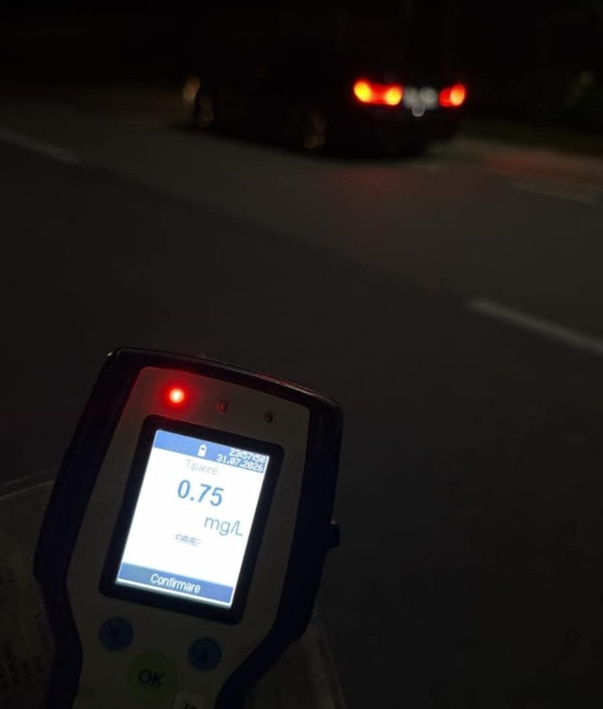 Barbat investigat pentru conducerea unui vehicul sub influentza alcoolului