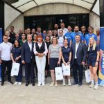 Baschet de nivel european la Tulcea Delegatiile din 20 de tari primite la Consiliul Judetean foto