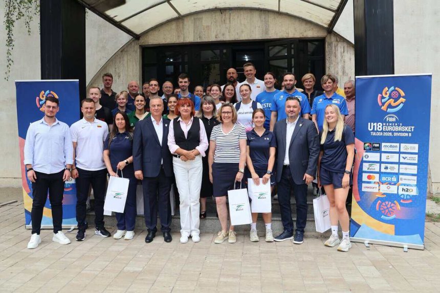 Baschet de nivel european la Tulcea Delegatiile din 20 de tari primite la Consiliul Judetean foto