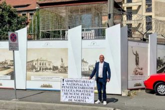 Caz surprinzator la Tulcea Un fost detinut protesteaza pentru drepturile gardienilor