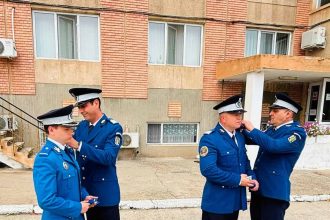 Grade noi pentru jandarmii din Tulcea 16 militari avansati in cariera