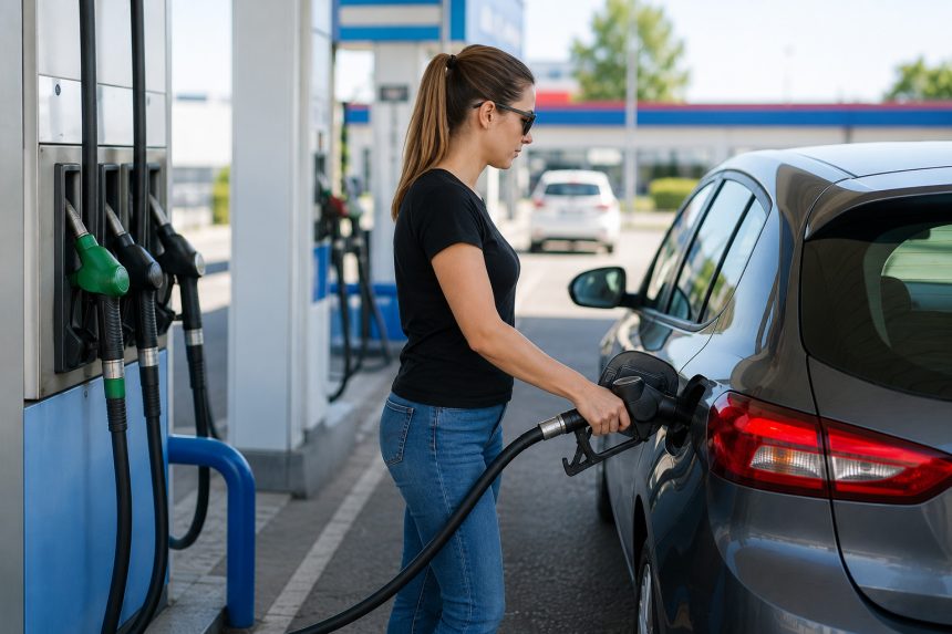 Motorina se va ieftini incepand de duminica iar soferii vor economisi 34 de lei la o plin