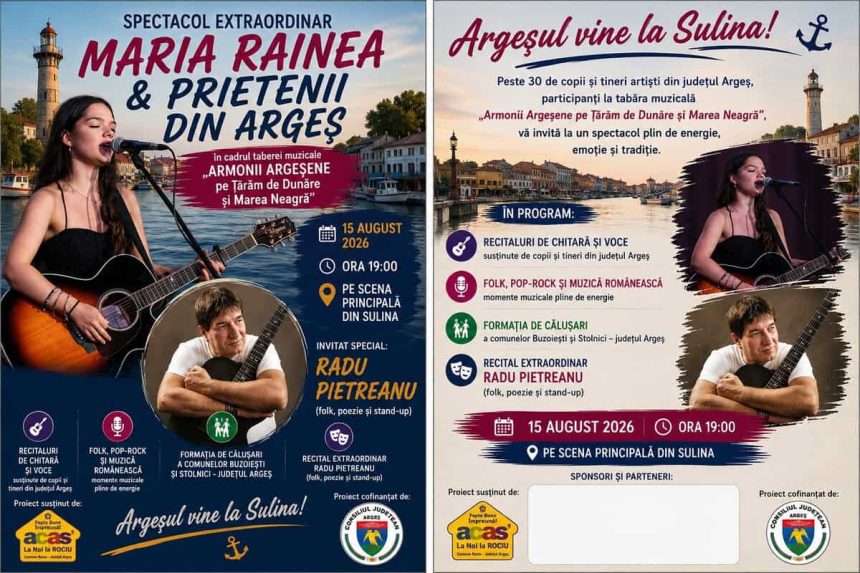 Muzica voluntariat si grija pentru natura la Sulina Tabara pentru 80 de copii si actiune de ecologizare in Delta Dunarii