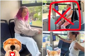O tanara din Tulcea protagonista unei campanii inedite pe TikTok Yeliz inva bunele maniere in autobuze