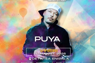 Puya va sustin un concert la Festivalul Enisala in Cetatea Enisala pe 21 august cu acces gratuit