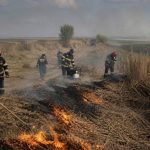 Resturile unei drone doborate in Ucraina declanseaza un incendiu langa Periprava