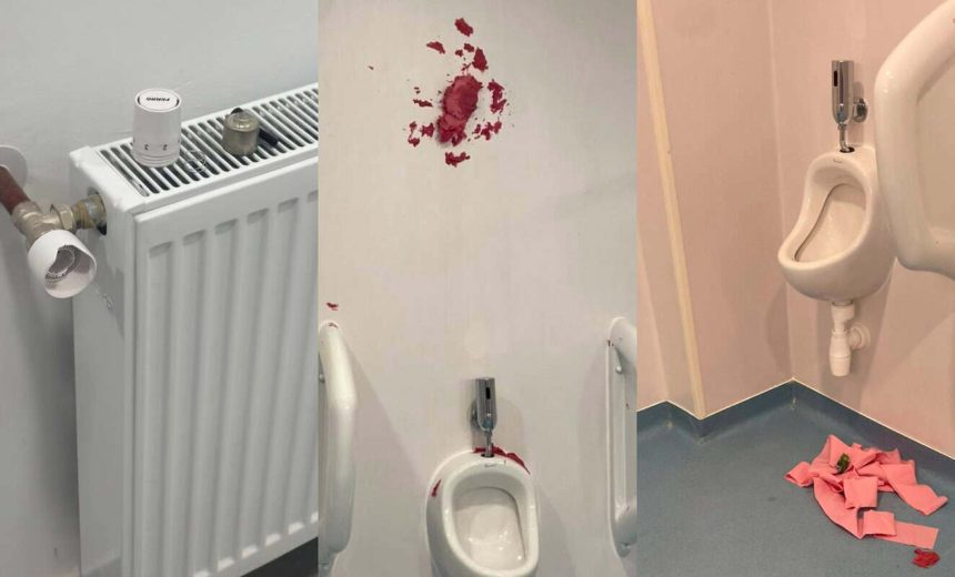 Sala Polivalenta din Tulcea vandalizata la doar cateva ore dupa deschidere foto
