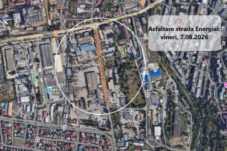 Se inchide strada Energiei din Tulcea pentru asfaltari intre Isaccea si Fan Courier