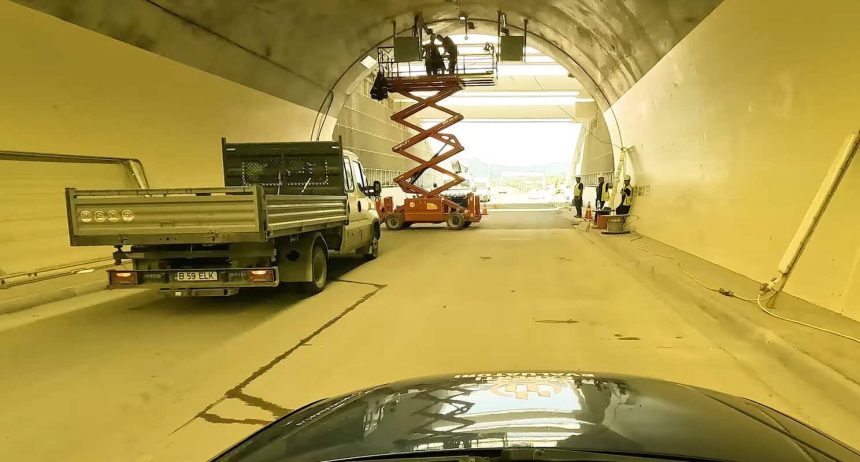 Tunelul din sectiunea Tigveni Curtea de Arges se apropie de finalizare pe Autostrada A1