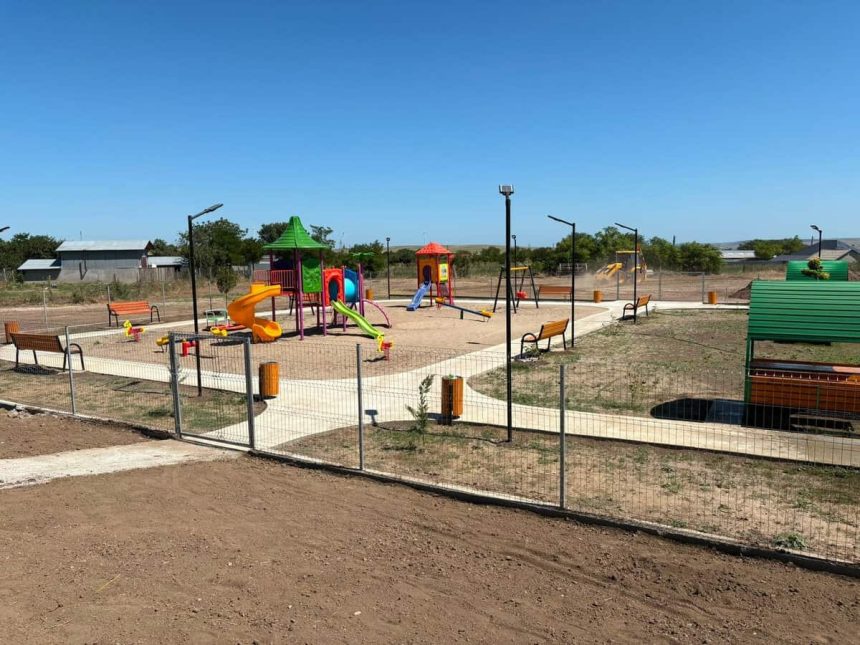 Vineri incepe distractia Se deschide noul parc din Ceamurlia de Sus