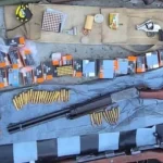 Arme și muniție descoperite la un bărbat din Letea. Poliția a percheziționat locuința