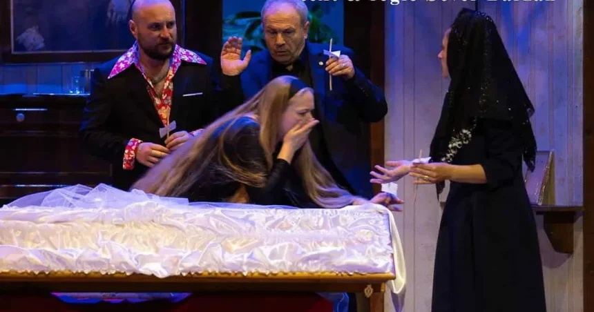Comedie morbidă la Tulcea: „Recviemul unui tipograf” revine pe scenă