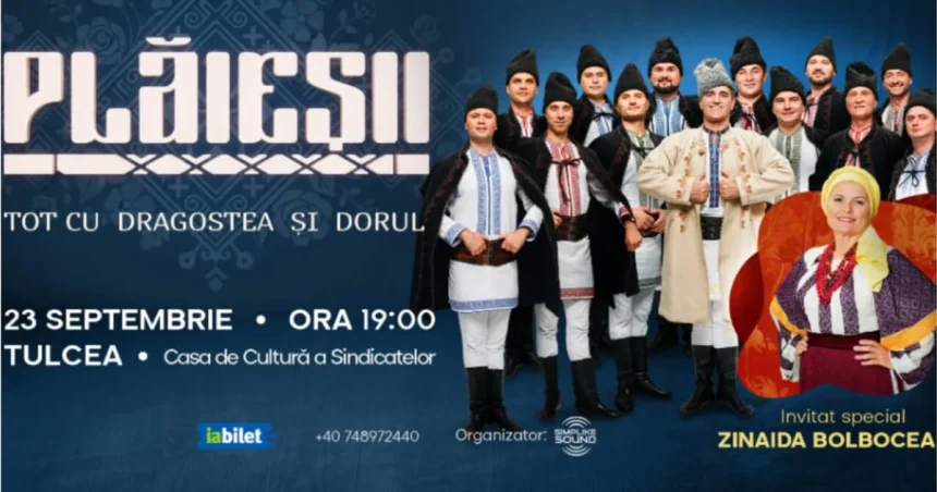 Folclor basarabean adus la Tulcea de Plăieșii și Zinaida Bolboceanu