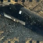 Fragment de dronă, găsit sâmbătă pe plaja din Eforie Nord