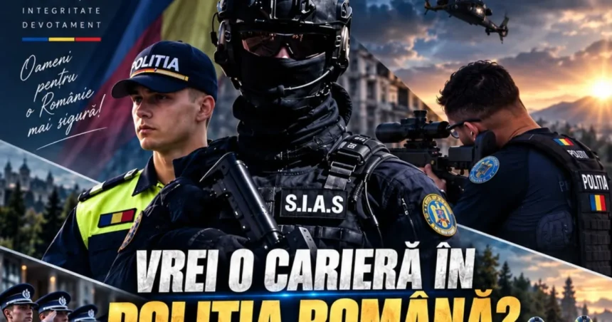 IPJ Tulcea recrutează viitori polițiști. Înscrierile la școlile de agenți au început
