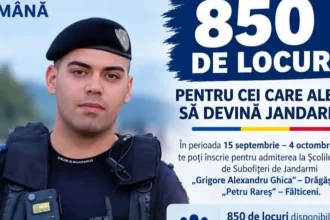 Jandarmeria Tulcea caută colegi. 850 de locuri libere la școlile militare