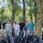 Jandarmii tulceni au ieșit să adune gunoaiele din pădure