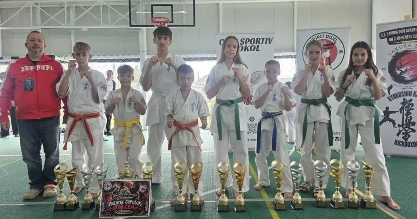 Karatiștii din Tulcea au obținut 15 medalii la Cupa Gladiatorul