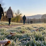 Minus 3,7 grade la Miercurea-Ciuc și brumă în Harghita în această dimineață