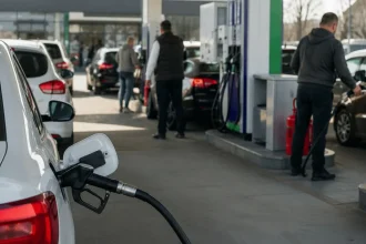 Motorina a depășit 10,4 lei pe litru, iar plinul costă cu peste 100 de lei mai mult