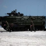 Nouă AAV-7 la Babadag, retrase de pușcașii marini americani