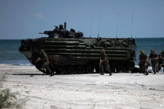 Nouă AAV-7 la Babadag, retrase de pușcașii marini americani
