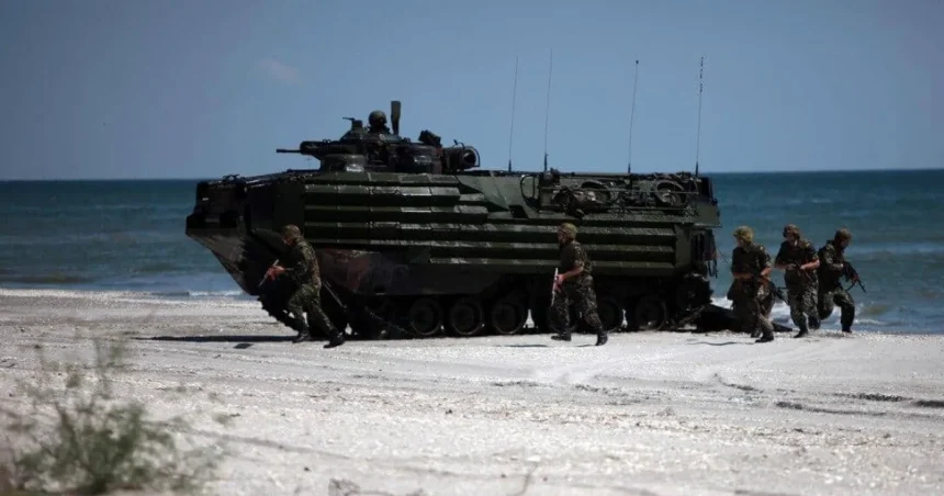 Nouă AAV-7 la Babadag, retrase de pușcașii marini americani