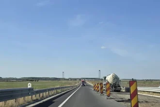 Podul Brăila-Tulcea rămâne restricționat după două săptămâni de lucrări