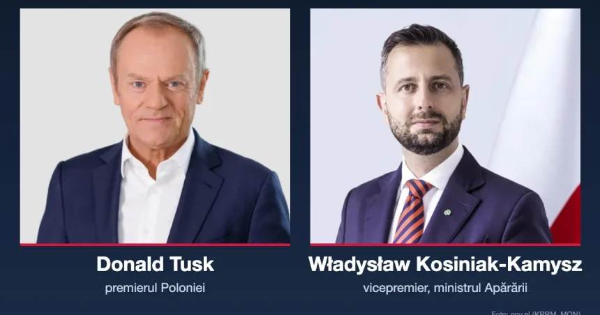Alertă în Polonia privind posibile atentate la premier și ministrul Apărării
