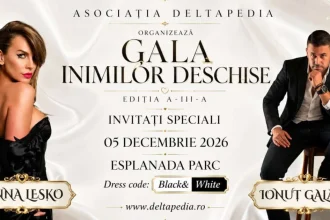 Anna Lesko și Ionuț Galani, invitați speciali la Gala Inimilor Deschise de la Tulcea
