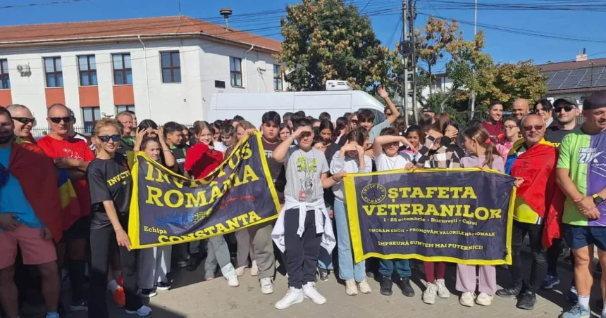 Baia primește Ștafeta Veteranilor, traseul roșu continuă spre Tulcea