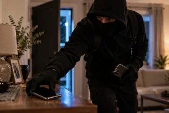 Bărbat din Mureș, reținut la Sibiu după ce a furat două telefoane dintr-o locuință