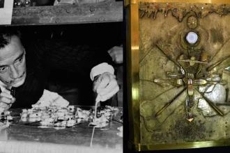 Cartea cu copertă sculptată de Dalí, furată dintr-o galerie din Issoire