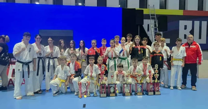 Karateka din Tulcea, ploaie de medalii la București! Albert Pănuță, de neoprit