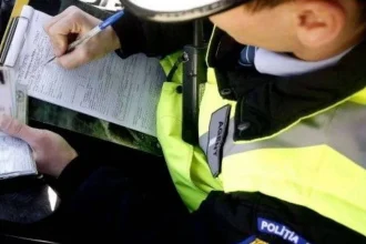 Tânăr de 18 ani din Tulcea, oprit de poliție la volan prin județul Sibiu
